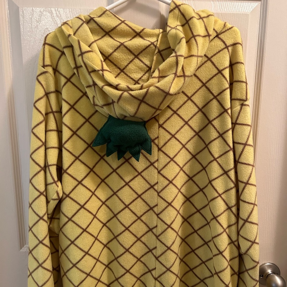 Pineapple Onesie Costume Adult Size Large/XL EUC